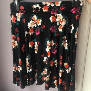 Flower Patterned Skirt
